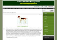 British Wildlife Management